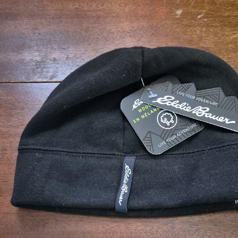 Eddie Bauer Men's Black Beanie